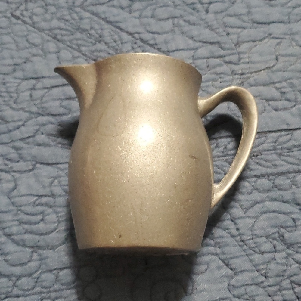 Carson Pewter Creamer 4 inches tall